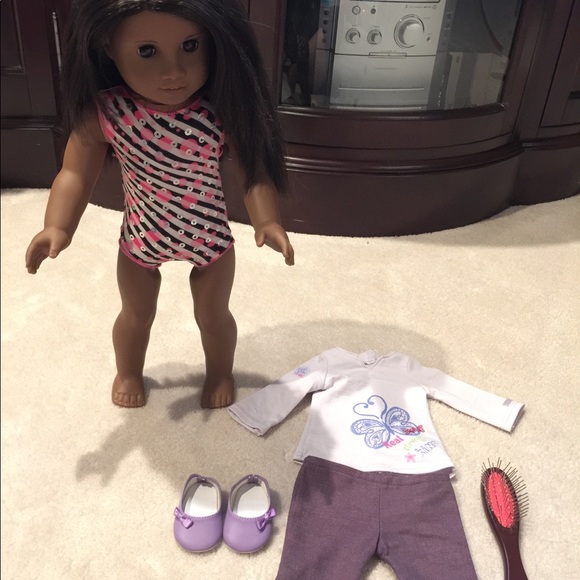 American Girls Doll with GK Gymnastics Leo outfit - Picture 7 of 8